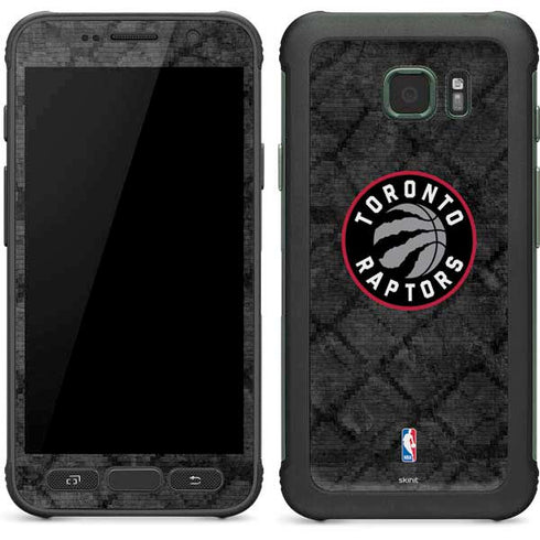 NBA Toronto Raptors Black Rust Galaxy S7 Active Skin