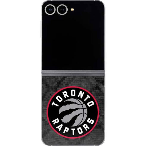 NBA Toronto Raptors Black Rust Galaxy Z Flip6 Skin