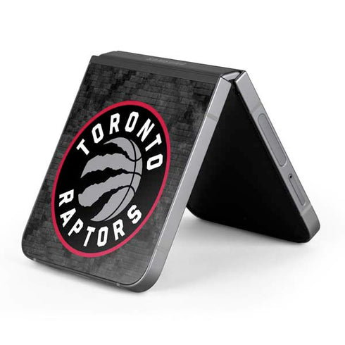 NBA Toronto Raptors Black Rust Galaxy Z Flip6 Skin