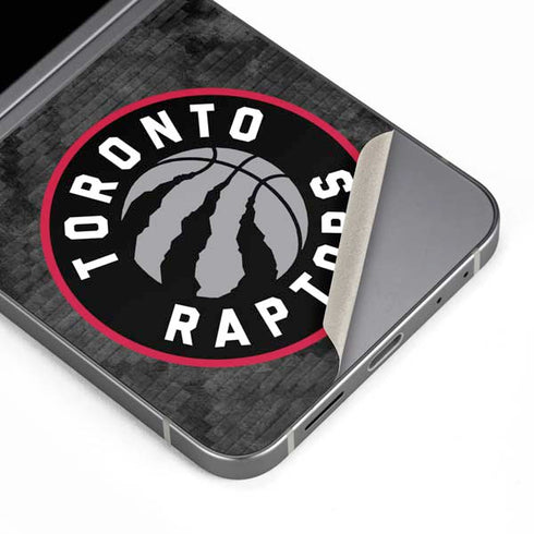 NBA Toronto Raptors Black Rust Galaxy Z Flip6 Skin