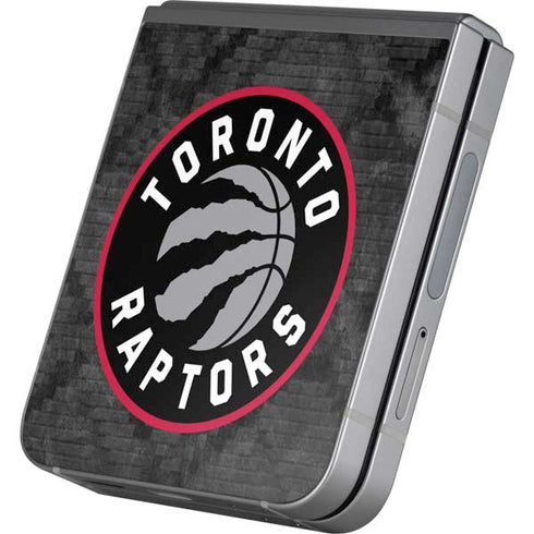 NBA Toronto Raptors Black Rust Galaxy Z Flip6 Skin