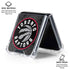 NBA Toronto Raptors Black Rust Galaxy Z Flip6 Clear Case