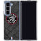 NBA Toronto Raptors Black Rust Galaxy Z Fold5 5G Clear Case