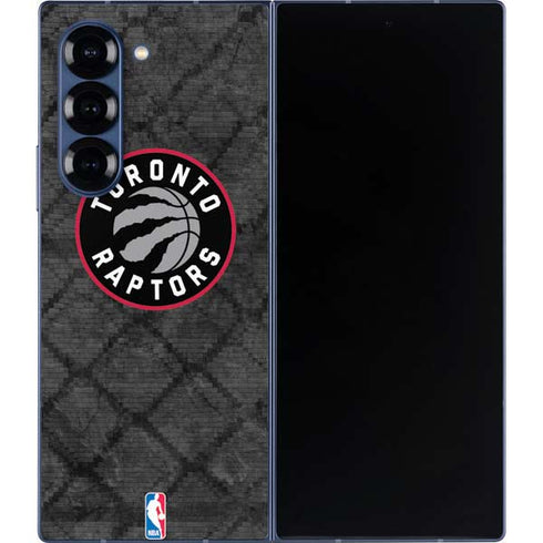 NBA Toronto Raptors Black Rust Galaxy Z Fold6 Skin