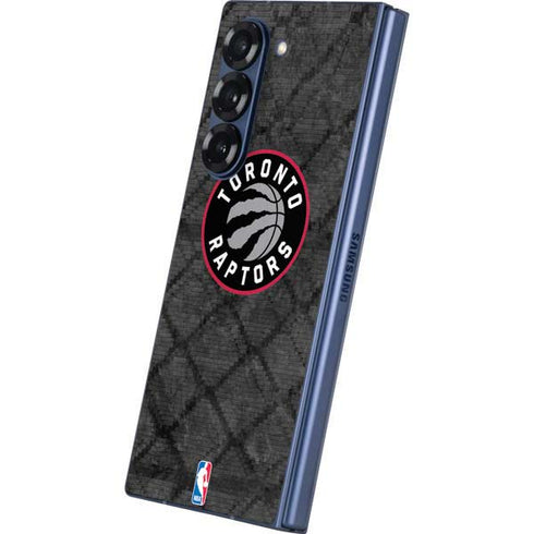 NBA Toronto Raptors Black Rust Galaxy Z Fold6 Skin