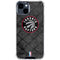 NBA Toronto Raptors Black Rust iPhone 15 Clear Case