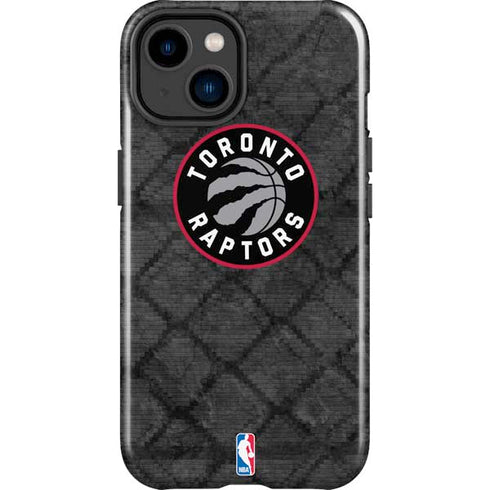 NBA Toronto Raptors Black Rust iPhone 15 Impact Case