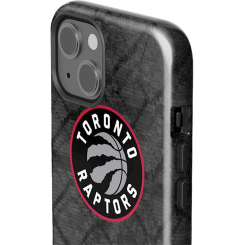 NBA Toronto Raptors Black Rust iPhone 15 Impact Case