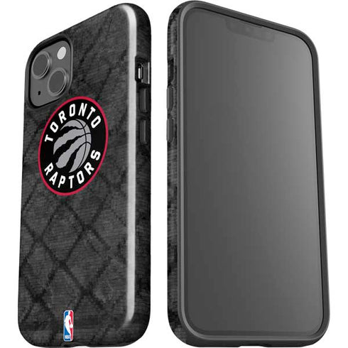 NBA Toronto Raptors Black Rust iPhone 15 Impact Case