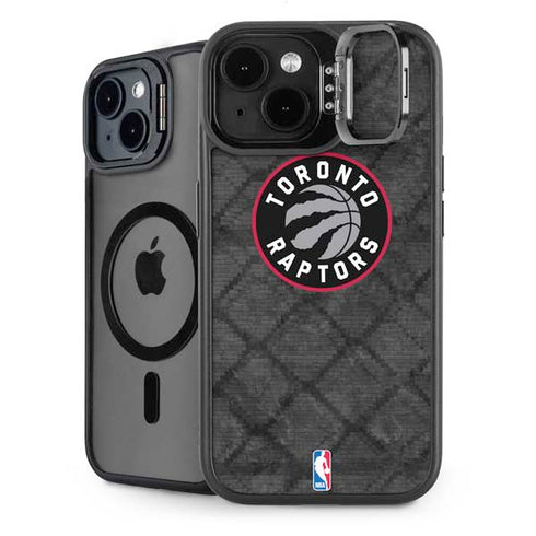 NBA Toronto Raptors Black Rust iPhone 15 Kickstand Case