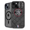 NBA Toronto Raptors Black Rust iPhone 15 Plus Kickstand Case