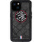 NBA Toronto Raptors Black Rust iPhone 15 Plus Waterproof Case