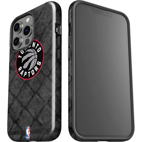 NBA Toronto Raptors Black Rust iPhone 15 Pro Impact Case