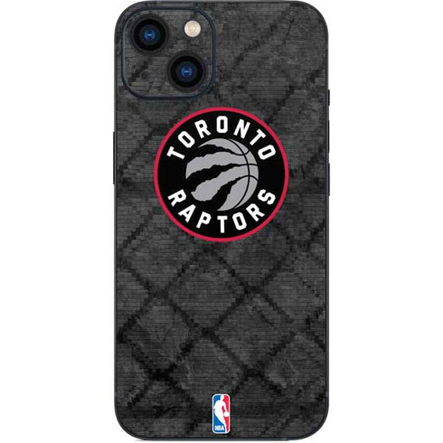 NBA Toronto Raptors Black Rust iPhone 15 Skin