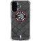 NBA Toronto Raptors Black Rust iPhone 16 Clear Case