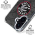 NBA Toronto Raptors Black Rust iPhone 16 Clear Case