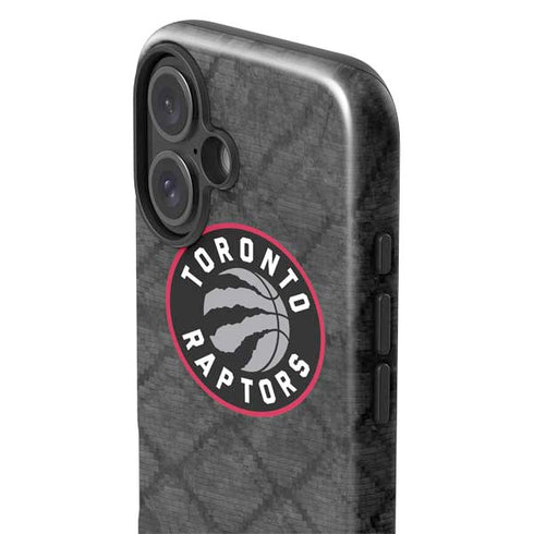 NBA Toronto Raptors Black Rust iPhone 16 Impact Case