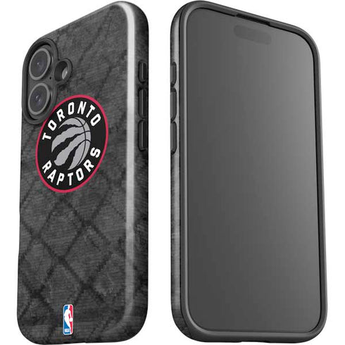 NBA Toronto Raptors Black Rust iPhone 16 Impact Case