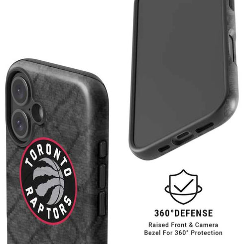 NBA Toronto Raptors Black Rust iPhone 16 Magsafe Impact Case