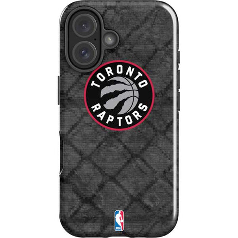 NBA Toronto Raptors Black Rust iPhone 16 Plus Impact Case