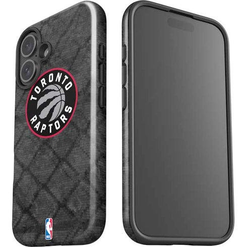 NBA Toronto Raptors Black Rust iPhone 16 Plus Impact Case