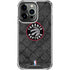 NBA Toronto Raptors Black Rust iPhone 16 Pro Clear Case
