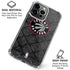 NBA Toronto Raptors Black Rust iPhone 16 Pro Clear Case