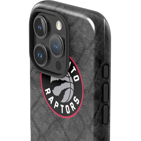 NBA Toronto Raptors Black Rust iPhone 16 Pro Impact Case