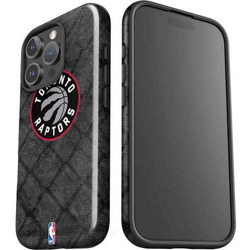 NBA Toronto Raptors Black Rust iPhone 16 Pro Impact Case