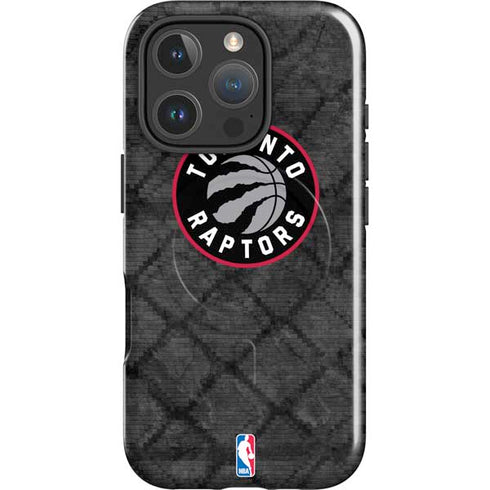 NBA Toronto Raptors Black Rust iPhone 16 Pro Magsafe Impact Case