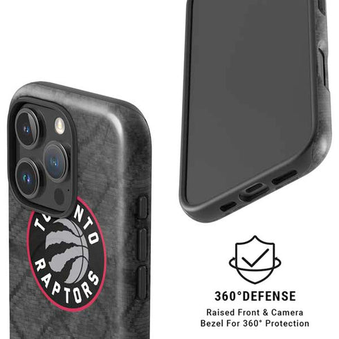 NBA Toronto Raptors Black Rust iPhone 16 Pro Magsafe Impact Case