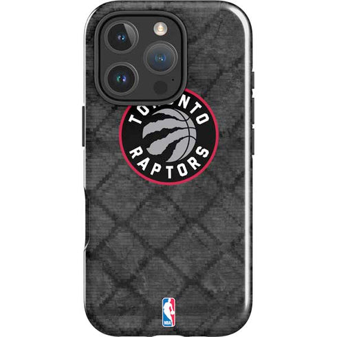NBA Toronto Raptors Black Rust iPhone 16 Pro Max Impact Case