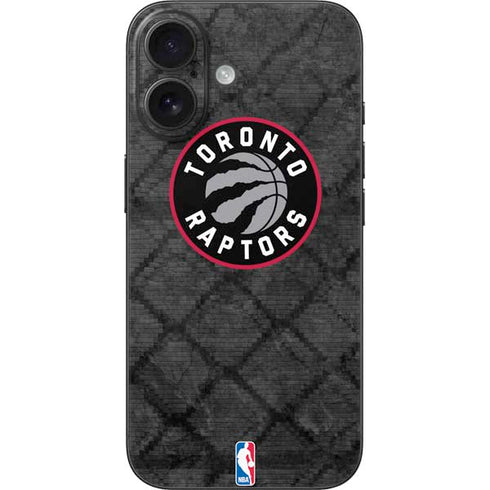 NBA Toronto Raptors Black Rust iPhone 16 Skin
