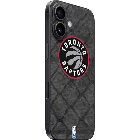 NBA Toronto Raptors Black Rust iPhone 16 Skin