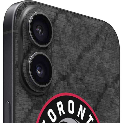 NBA Toronto Raptors Black Rust iPhone 16 Skin