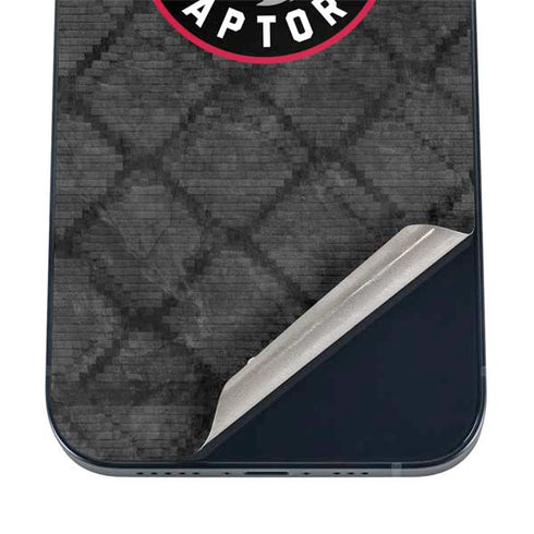 NBA Toronto Raptors Black Rust iPhone 16 Skin
