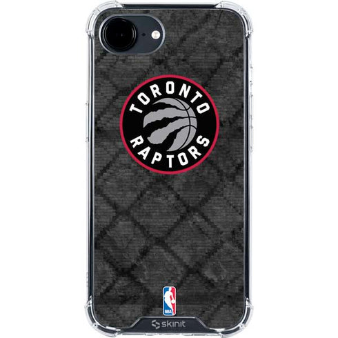 NBA Toronto Raptors Black Rust iPhone 16e Clear Case