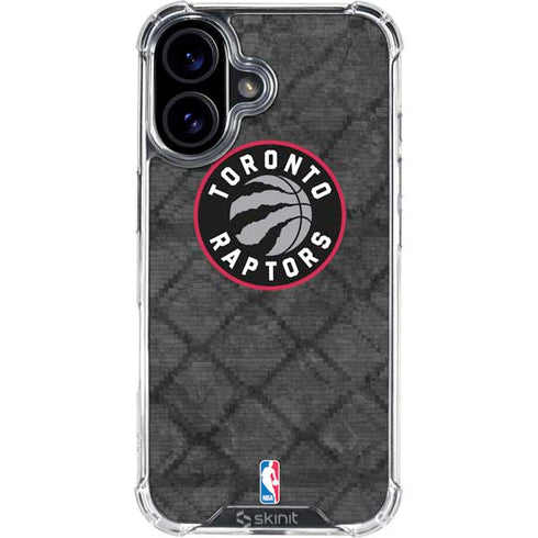 NBA Toronto Raptors Black Rust iPhone 17 Clear Case
