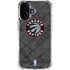 NBA Toronto Raptors Black Rust iPhone 17 Clear Case