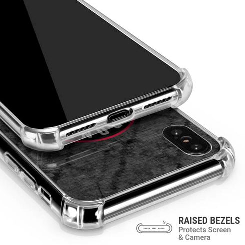 NBA Toronto Raptors Black Rust iPhone X/XS Clear Case
