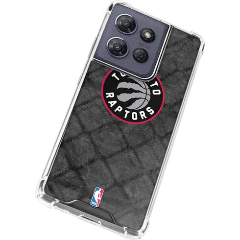 NBA Toronto Raptors Black Rust Moto G 5G (2025) Clear Case