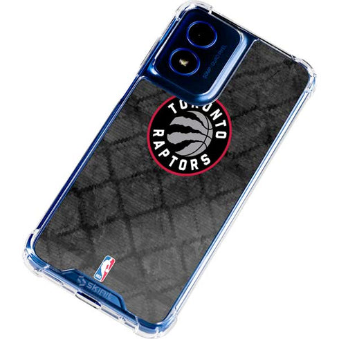 NBA Toronto Raptors Black Rust Moto G 5G (2024) Clear Case