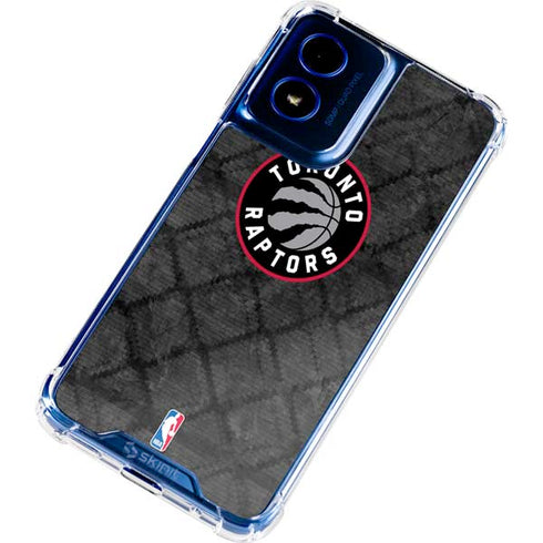 NBA Toronto Raptors Black Rust Moto G Play 4G (2024) Clear Case