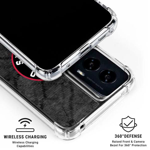 NBA Toronto Raptors Black Rust Moto G Power 5G (2024) Clear Case