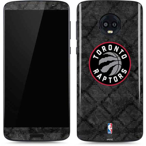 NBA Toronto Raptors Black Rust Moto G6 Skin