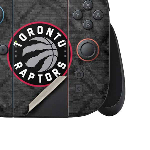 NBA Toronto Raptors Black Rust Nintendo Switch 2 (2025) Joy-Con Controller Skin