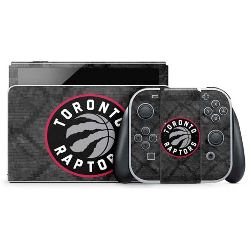 NBA Toronto Raptors Black Rust Nintendo Skins