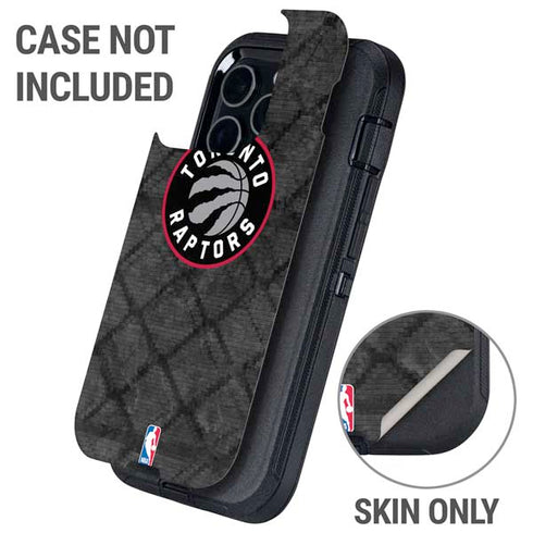 NBA Toronto Raptors Black Rust Otterbox Defender iPhone Skin