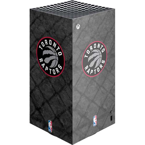 NBA Toronto Raptors Black Rust XBox Series X Digital Edition Console Skin