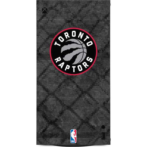 NBA Toronto Raptors Black Rust XBox Series X Digital Edition Console Skin